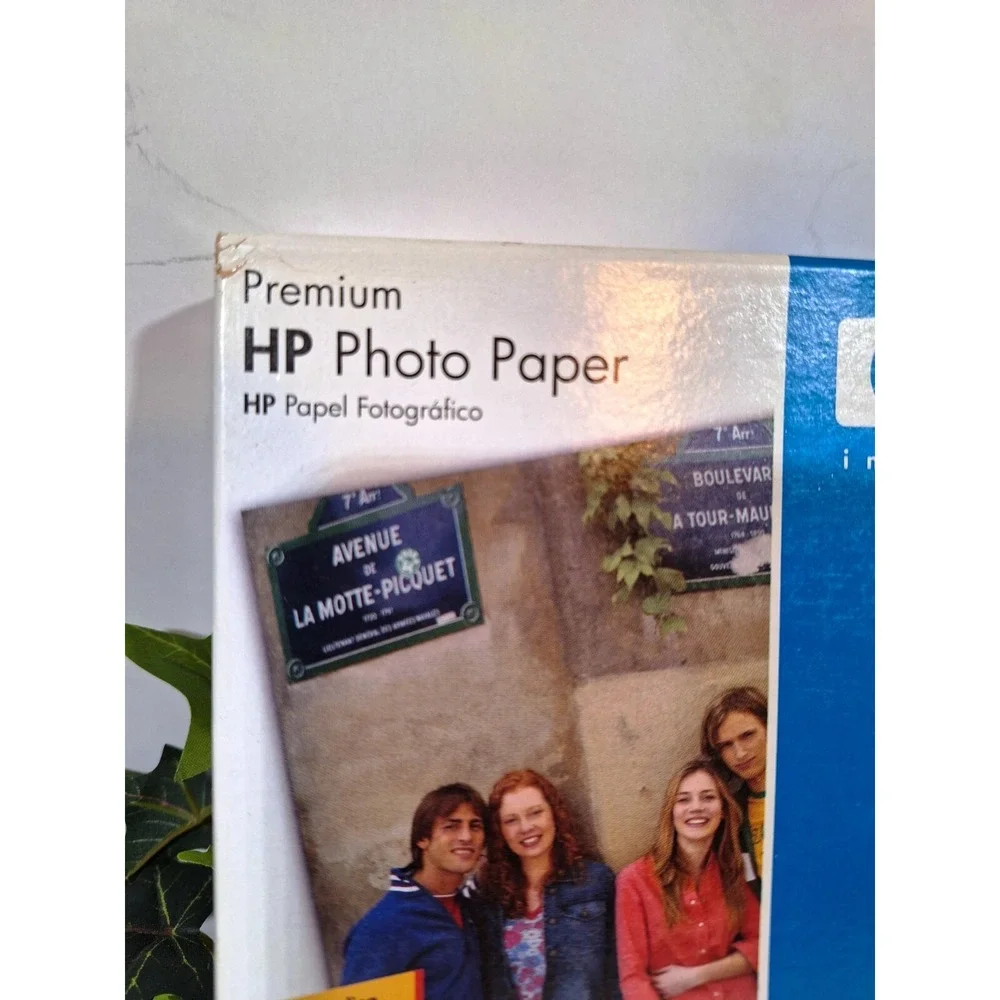 Lot of 2 HP Advanced Glossy Inkjet Photo Paper 100 Sheets 4 x 6